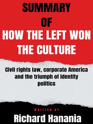 cover image of Summary  of  How the Left Won the Culture War  civil rights law,corporat america ,and the triumph of identity politics  by Richard Hanania